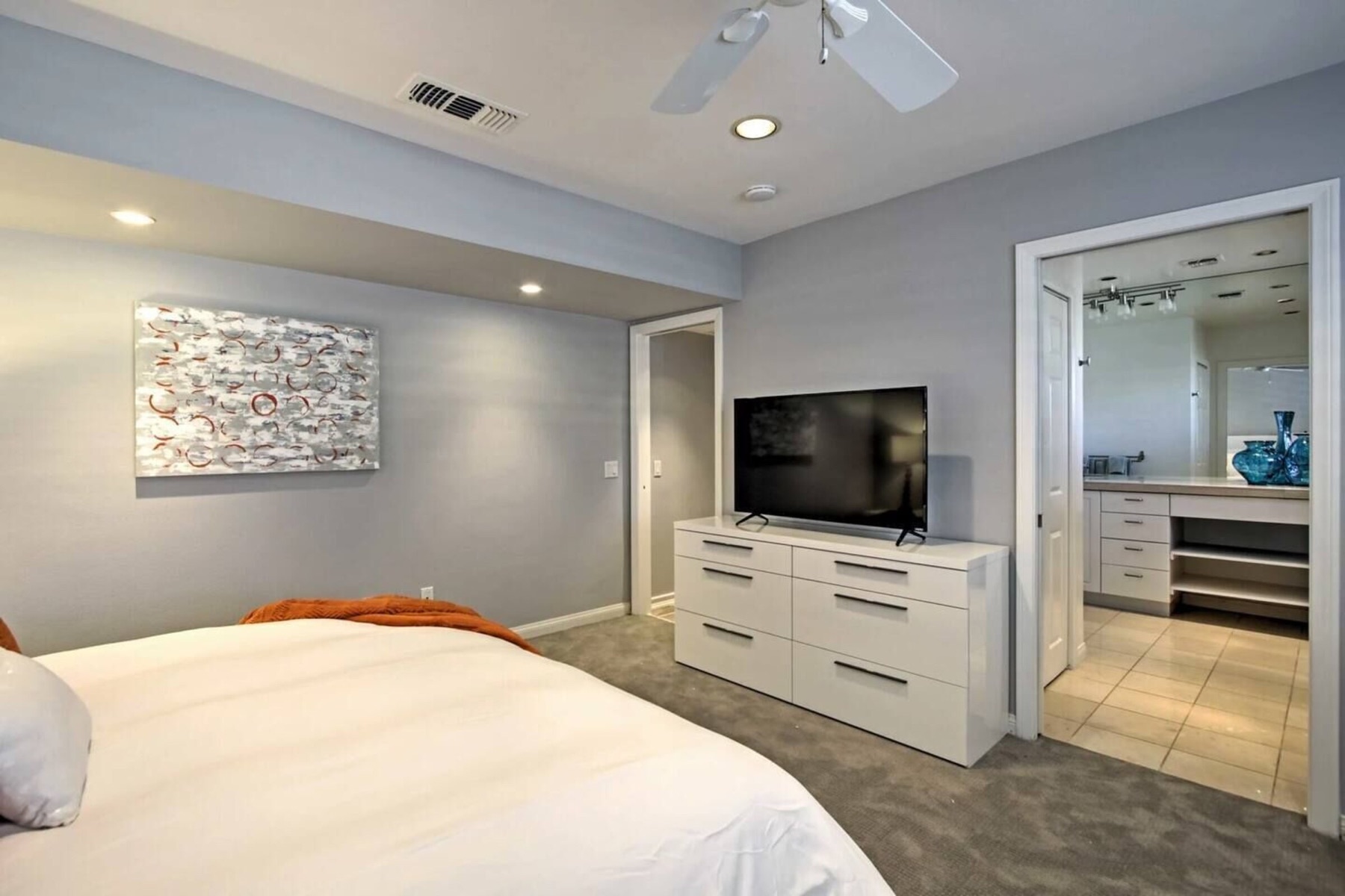 Suite four — king bed with walk-in closet